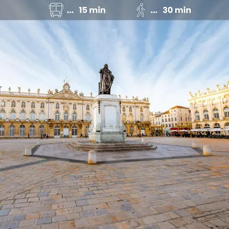 Atelier Thermal, 2 Chambres, Lits Queen Size, Calme, By Tidhome * 南锡