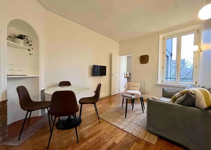 Atelier Thermal, 2 Chambres, Lits Queen Size, Calme, By Tidhome 南锡