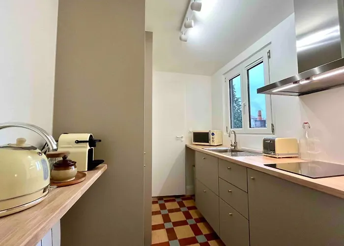 公寓 Atelier Thermal, 2 Chambres, Lits Queen Size, Calme, By Tidhome *